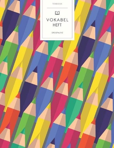 Vokabelheft buntstifte - vokabelheft:,
